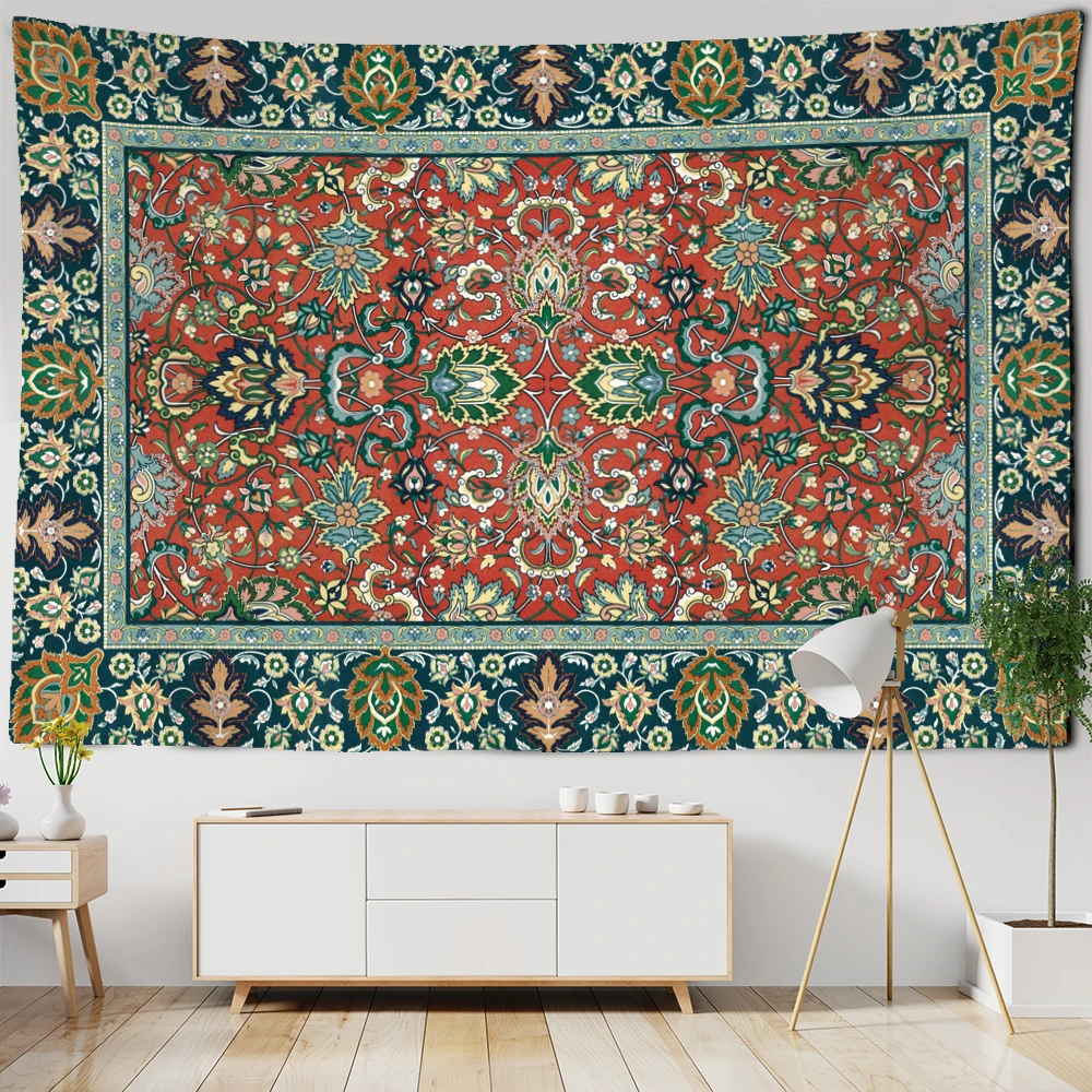 

Classical Pattern Tapestry Wall Hanging Mandala Polyester Background Fabric Art Psychedelic Decor