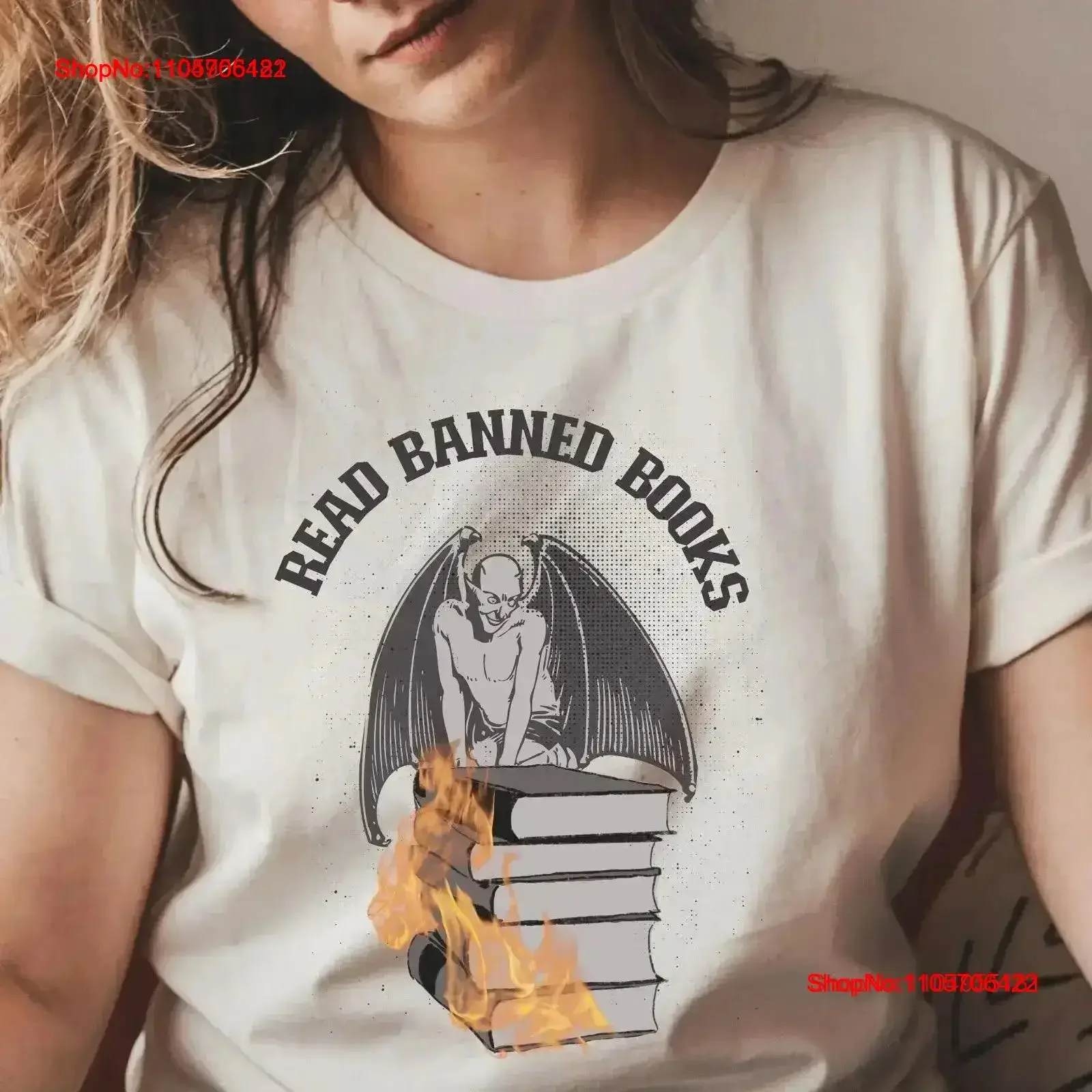 Read Banned Books T Shirt Book Lover Literary Social Justice Equality Bookish Librarian Bookworm vintage Washed Soft Slightly