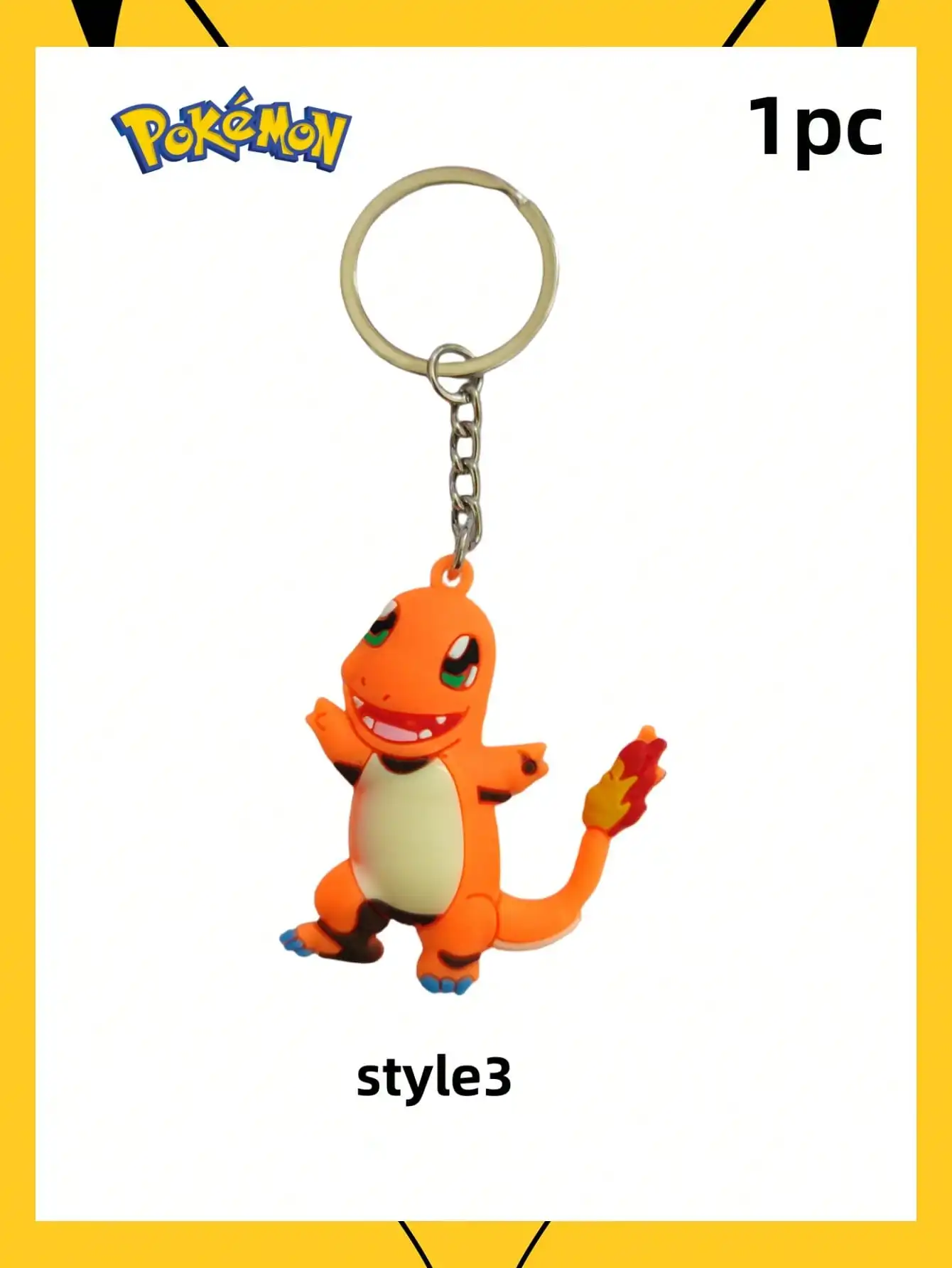 1 قطعة سلاسل المفاتيح البوكيمون MINISO ، ألعاب البوكيمون الحيوانات الأليفة ، المعلقات السيليكون البوكيمون المطاطية الناعمة بيكاتشو PVC ، أفضل هدية العيد ل goo