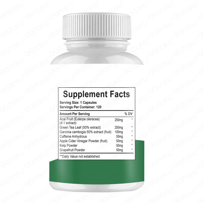 열 생성 캡슐 천연 지방 연소 보충제 신진대사 촉진 에너지 증진 체중 관리 지원 식이 보조제