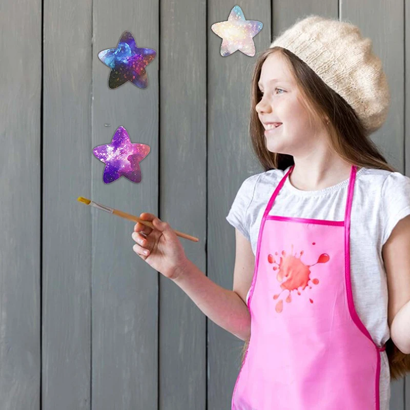 500PCS Self-adhesive Star Space Stickers Reward Decorative Gifts With Sticker Labels 1 Inch