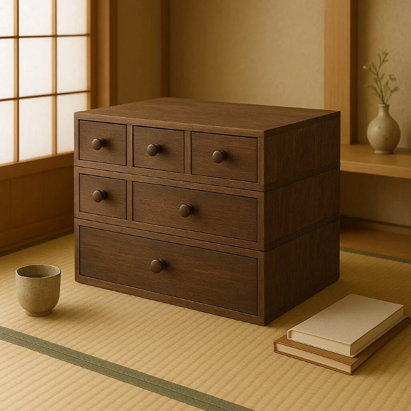 

Desktop Drawer Box Wooden Organizer Monitor Shelf Jewelry Cabinet Stationery Rack for Office Home Storage Desk