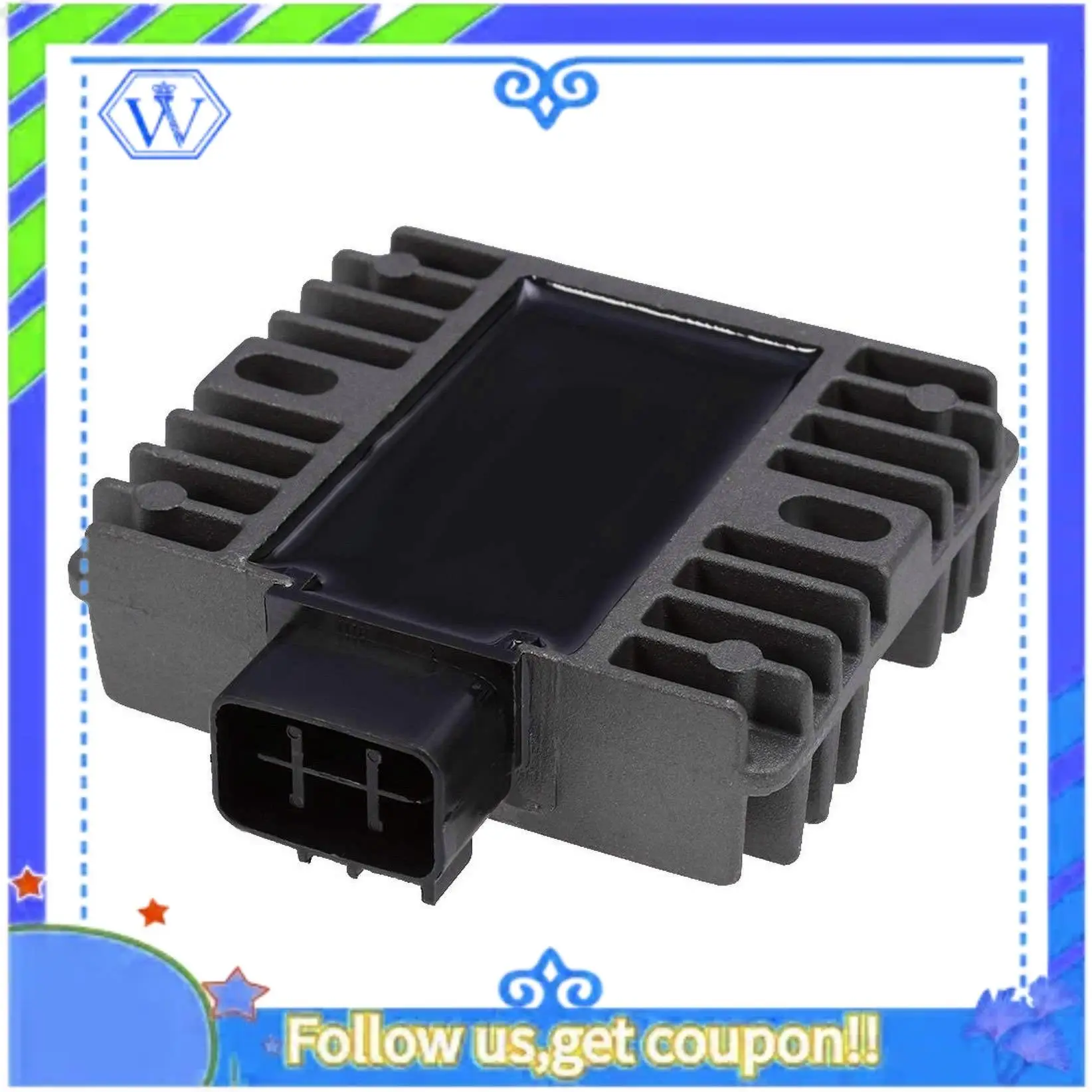 

M46K-Outboard Voltage Regulator Rectifier Fits For Yamaha F50/60/70/115 LF115 T50/60 Hp 4-Stroke 68V-81960-10-00