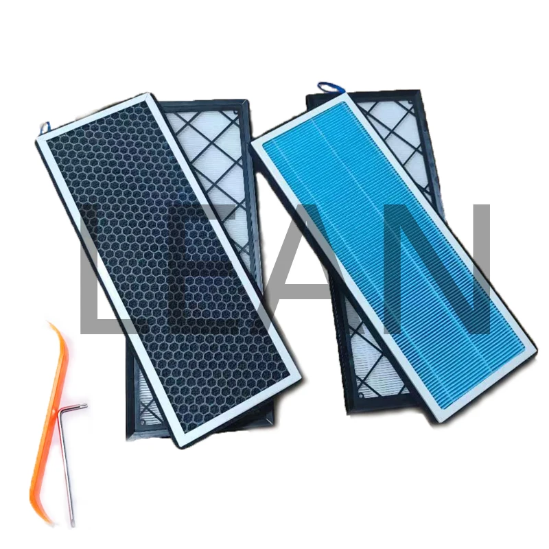 1658375-00-A 1658376-00-A 4pcs External Activated Cabin Filter for Tesla Model Y Activated Carbon Intake Filter HEPA Air Filter