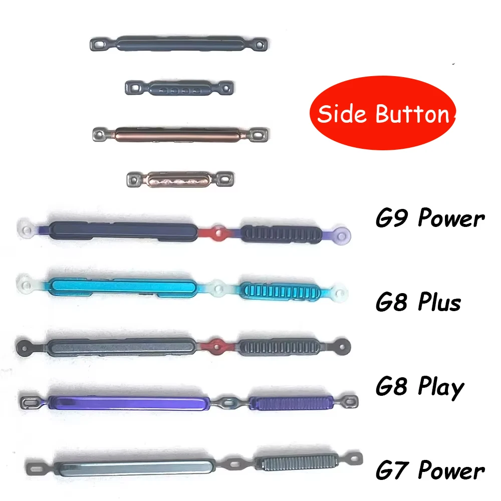 

For Moto G7 G8 G9 Play Plus G9 Power G8 Power Lite Phone New Frame On Off Side Key Power Volume Button