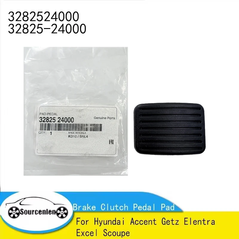 

Совершенно новые оригинальные 1 шт. накладки на педаль тормозной муфты 3282524000 32825-24000 для Hyundai Accent Getz Elentra Excel Scoupe