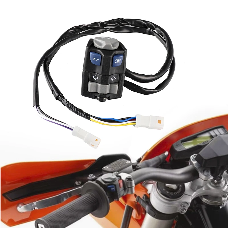 Motorcycle HeadLight Horn Signal Engine Kill Switch Cluster For KTM EXC EXC-F TPI For Gasgas Husqvarna 16-25 Combination Switch