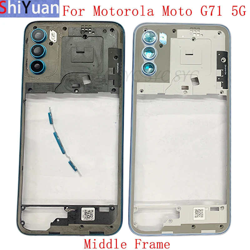 

Phone Housing Middle Frame Center Chassis Cover For Motorola Moto G71 5G Middle Frame Replacement Repair Parts