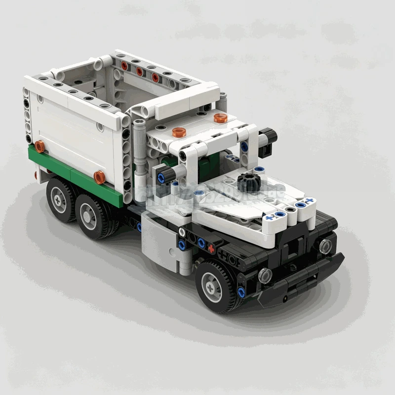 NEW 501PCS Mack Dump Truck Technic Model Building Blocks DIY Creative Assembly Technical Educational Toy Collection Display Gift