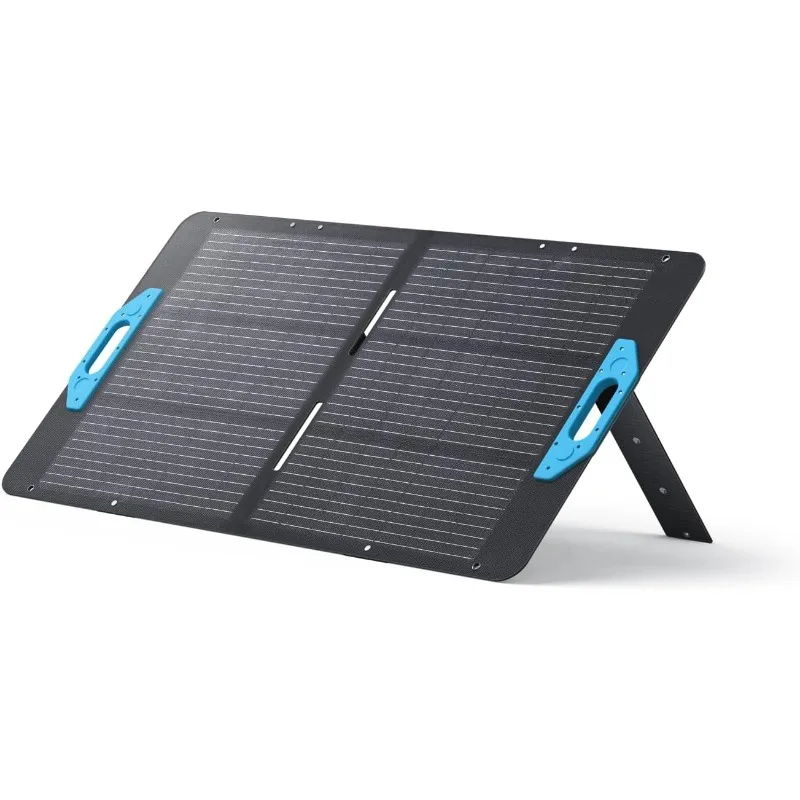 Solar Panel with Adjustable Kickstand,Foldable Portable,23% Higher Energy Conversion Efficiency, for Camping, RVs, and Blackouts