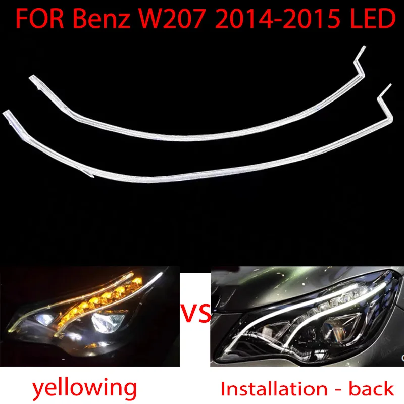 

For Mercedes-Benz E-Class W207 E200 E260 E300 DRL Car Headlight Light Guide Plate Daytime Running Tube Daytime Running Light Bar