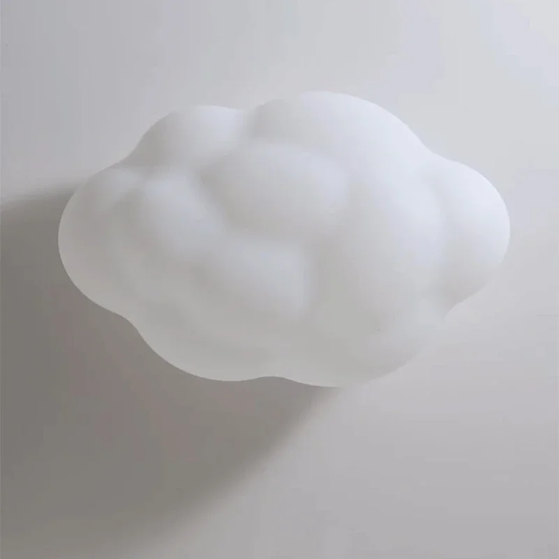 Cloud LED Wall Lamp for Children's Living Room, Sconce, Quarto, Cabeceira, Corredor, Decoração Corredor, 3 Cores Iluminação