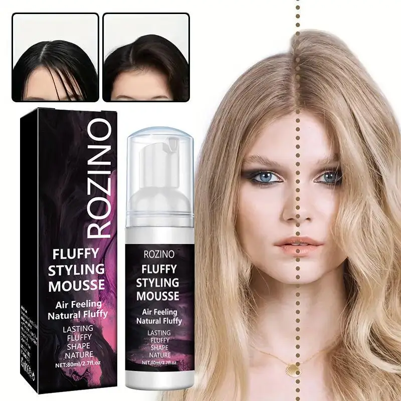 موس تكثيف 80 مل، رغوة تصفيف الشعر المنفوش السميكة للحجم والملمس والجسم، تيمز فيريز آند فلاوايز، جميع أنواع الشعر