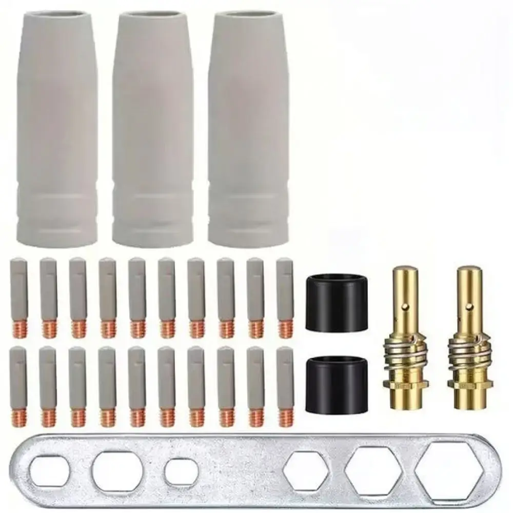 kit-de-ferramentas-para-soldagem-e-trabalhos-em-metal-para-aplicador-ash-mb15ak-24kd-ponteira-de-contato-suporte-de-protecao-consumiveis-de-substituicao-para-macarico-mig