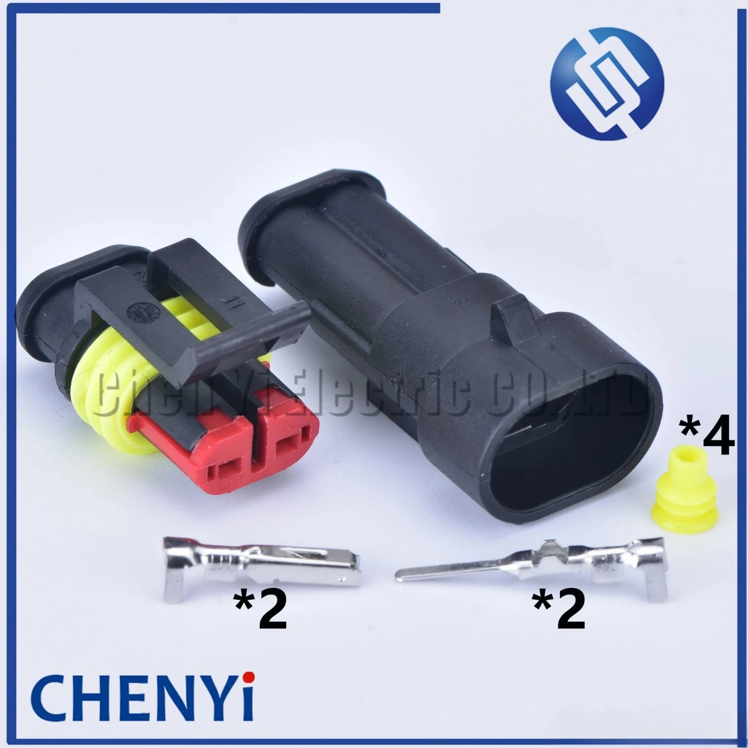 5 sets 1/2/3/4/5/6 pin 1.5 male and female Plug Automotive waterproof connectors Xenon lamp connector Wire harness Plug