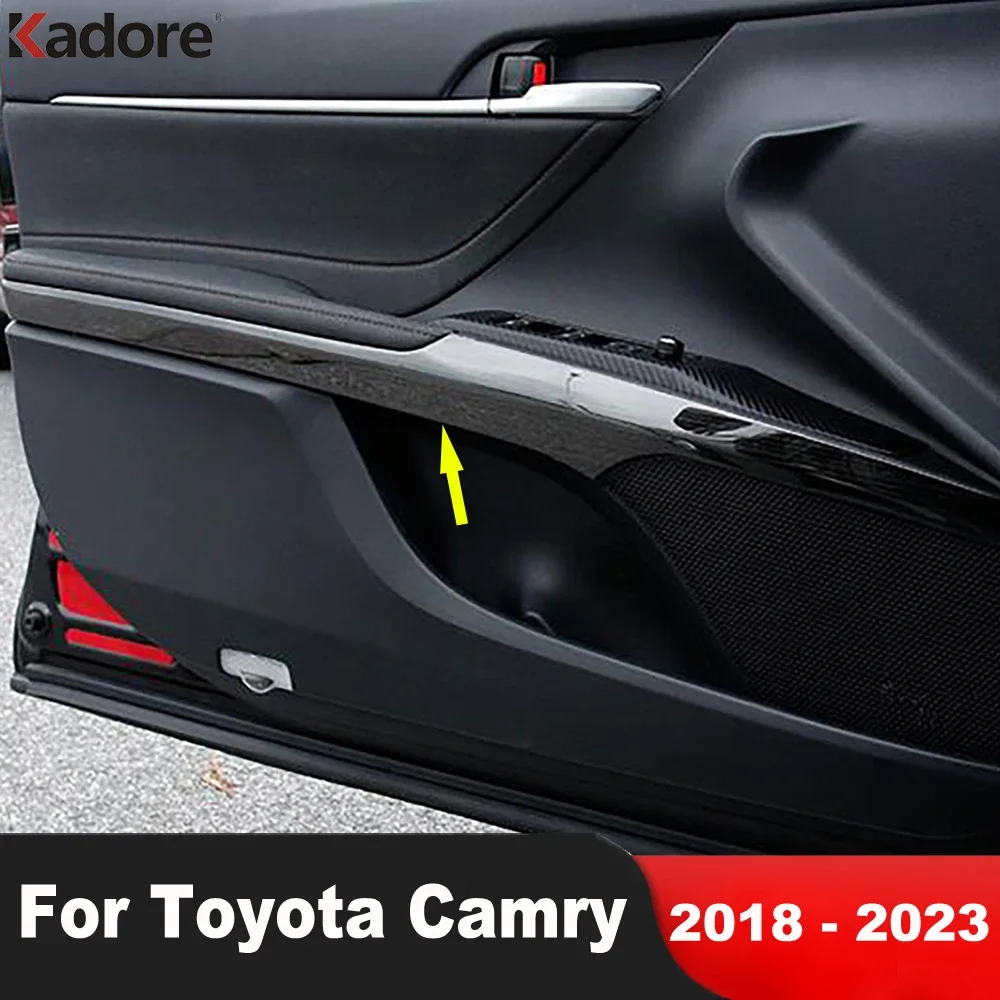 Dla Toyota Camry 2018 2019 2020 2021 2022 2023 Wewnętrzny panel podłokietnika ze stali nierdzewnej Akcesoria wewnętrzne