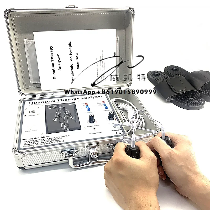 2025 latest foot spa  quantum resonance magnetic analyzer Body Analyzer Therapy 2 in 1 Detox