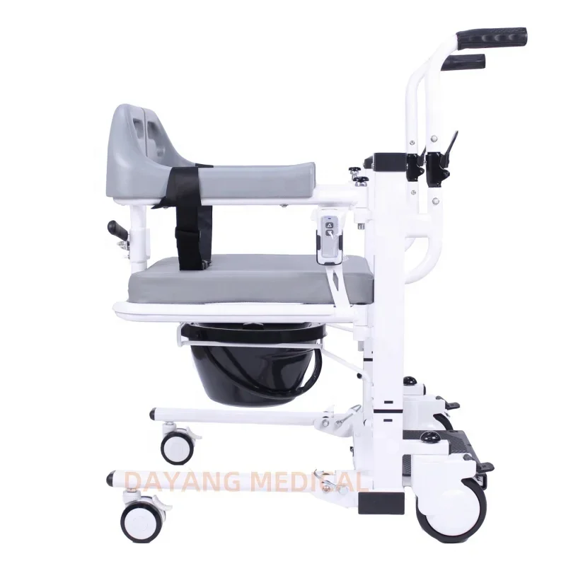 

Portable Folding Moving Electric Toilet Elderly Patient Lift Commode Chair Transfer for Disabled People