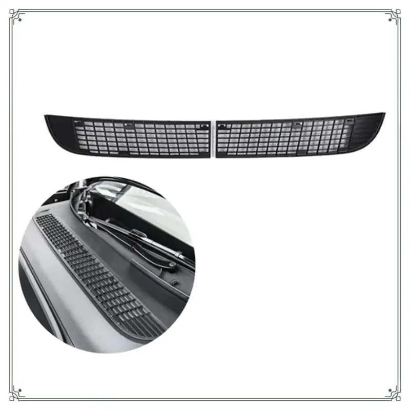 جديد-مكيف هواء السيارة مدخل صافي مكافحة الحشرات الغبار برهان صافي ل تسلا نموذج Y العرعر 2025 التيار المتناوب مدخل الهواء قناع