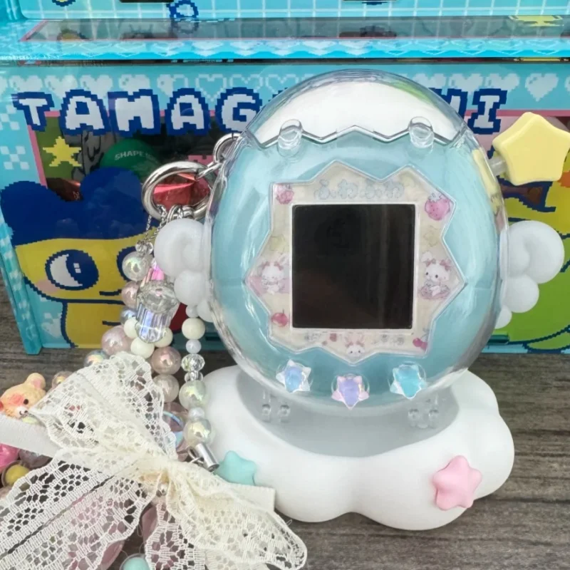 Paradise Replacement Cover Color Block Laser Glitter Transparent Protective Case For Tamagotchi Paradise - view 5