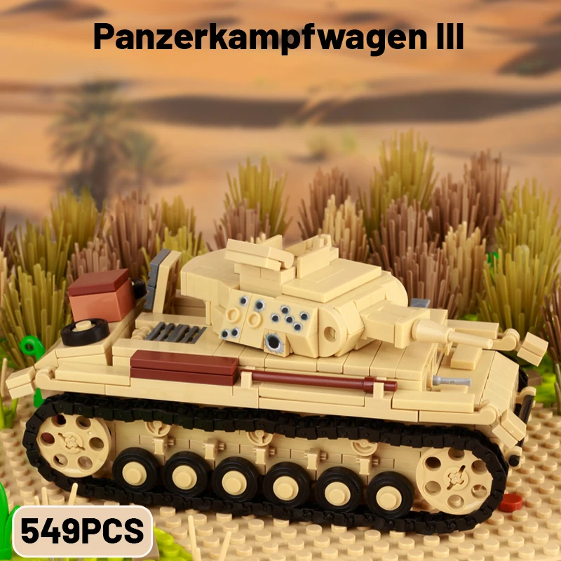 WW2 Military Tank Weapons Building Blocks Toy MOC German US Soldier Armored Car Cannon Truck Vehicle Bricks Toys Boys Gift