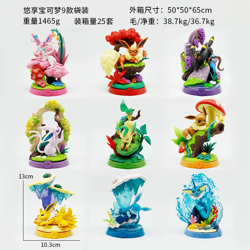 1/9 peças de figura de ação Po - Model Kit Umbreon avaliação e preço