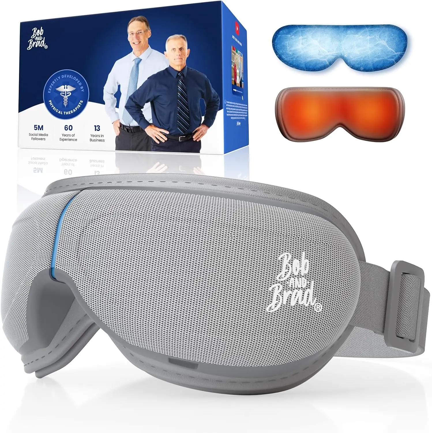 

Heated and Cooling Eye Massager for Migraine Relief, Dry Eyes, and Better Sleep with FSA/HSA Eligibility