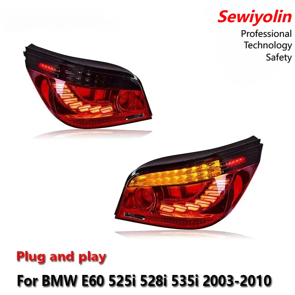

Car LED Tail Lamps Light Auto Assemblies For BMW E60 525i 528i 535i 2003-2010 Rear Fog DRL Brake Turn Signal Lamp Plug