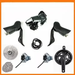 2025 WHEELTOP EDS GEX RX6701SGS Gravel bike Electronic Wireless Groupset,7-13Speed,hydraulic disc brake+shifter+ Rear Derailleur