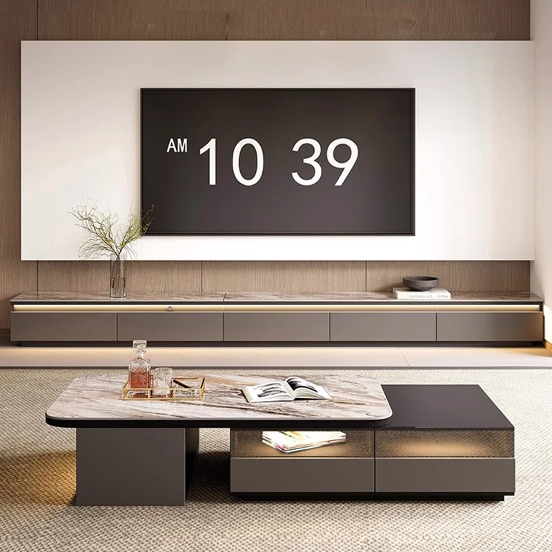 

Modern Led Tv Stands Living Room Designer Storage Universal Tv Table Monitor Entertainment Muebles Para Tv Unique Furniture