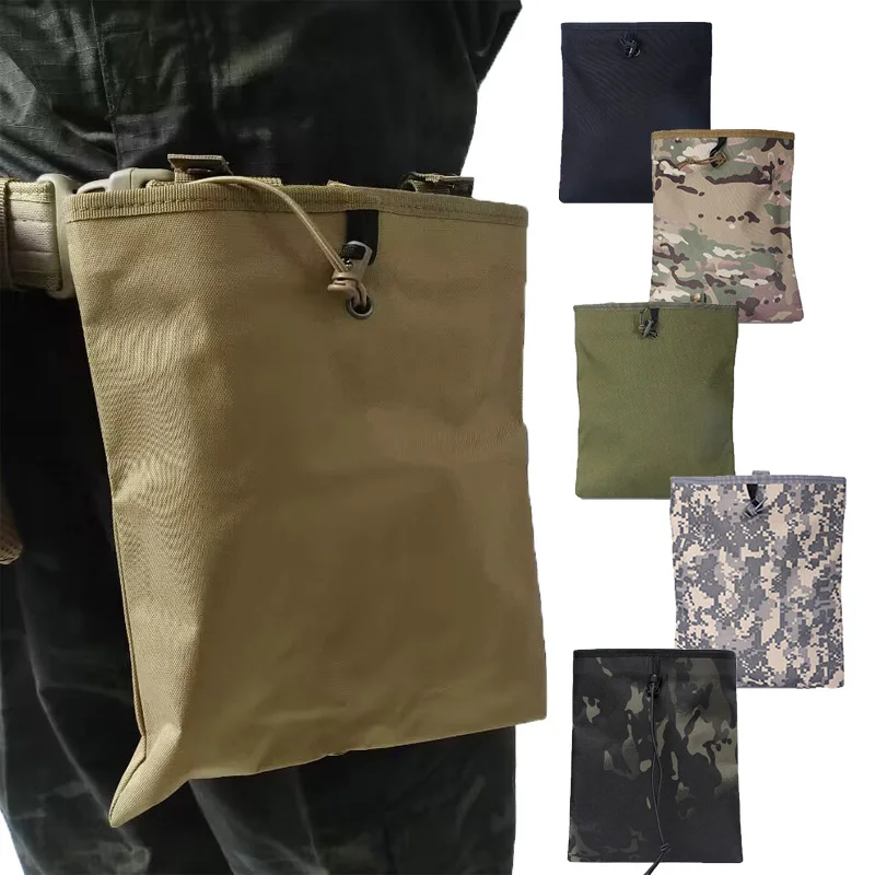 

MOLLE Dump Pouch Hunting Mag Recovery Bag Drawstring Magazine Recycling Storage Pack Hunting Gear Holder Accessory Bag