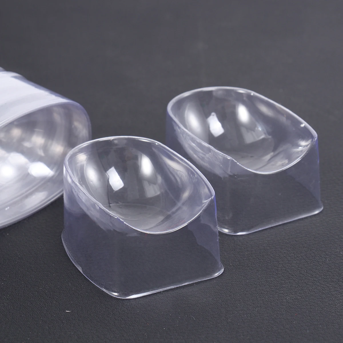 Contenedor de polvo para uñas, bandeja para decoración de uñas de un solo uso, configuración de manicura sanitaria para decoración del hogar y salón, 5 uds.