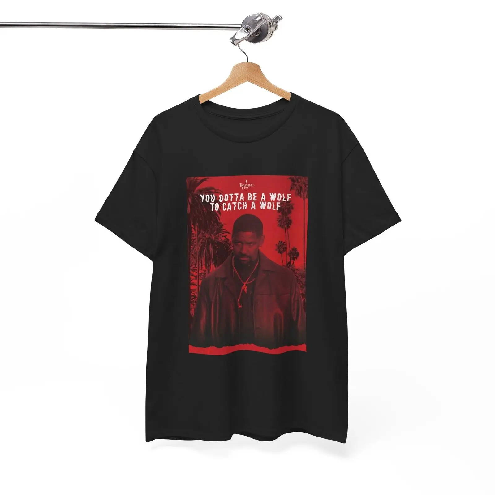 

Training Day Tshirt Vintage Movie Poster Retro California Unisex Heavy Cotton 4
