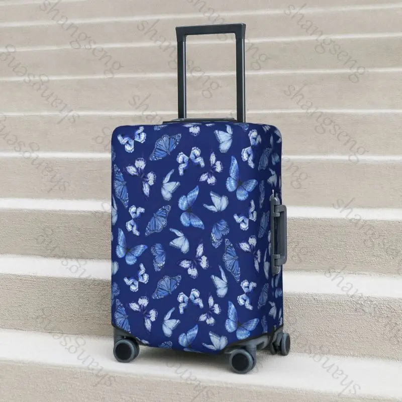 Butterfly Travel suitcase protective case, suitcase cover, elastic protection, washable Luggage cover, 18-32 in