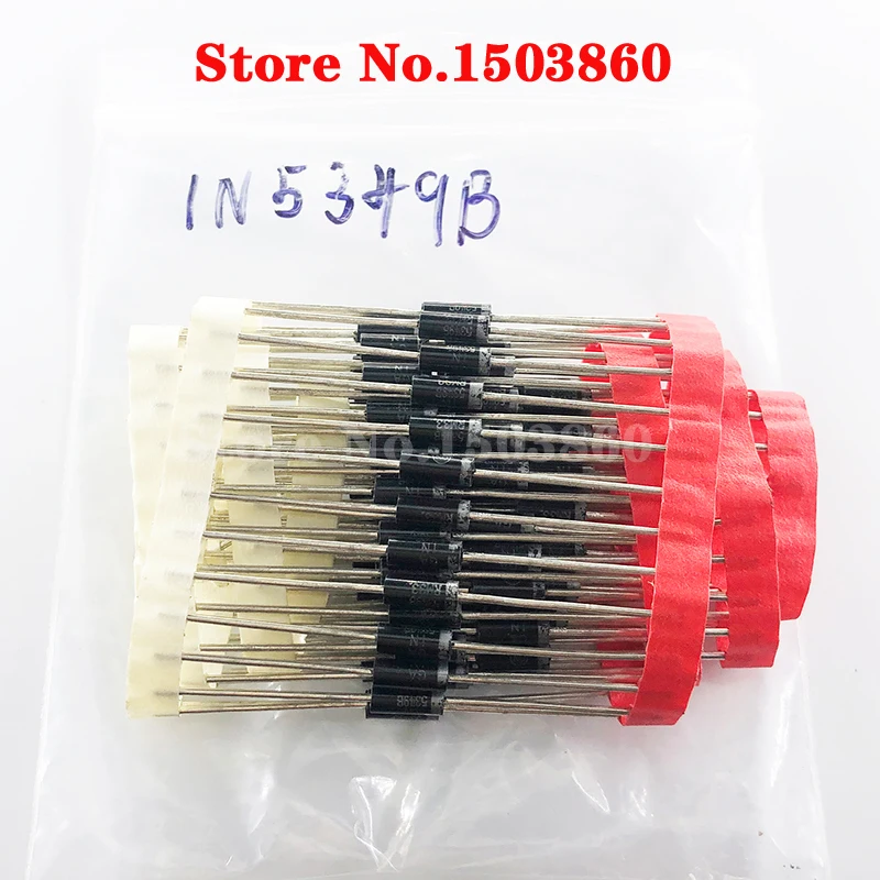 10pcs/lot IN5349B 1N5349B DO-15 12V 5W In Stock