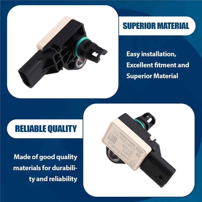 A30P-A0091538628 سيارة دفعة استشعار الضغط قياس الضغط محول الاستشعار لمرسيدس بنز A/B/C/E/S CLA CLS GLE 2017-2023