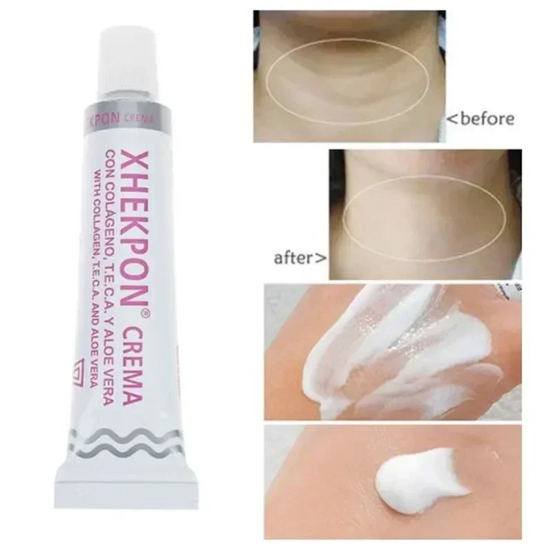 3 pz nuova vendita calda Xhekpon Crema viso e collo 40ml Crema scollatura spagnola rughe liscia Crema antietà cura della pelle