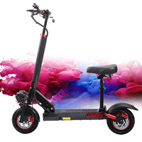 J-01 Electric Scooter - 800W Motor - 48V 15AH Battery - Adult Folding Electric Scooter - 10-inch Off-Road Tires - 50-55 km Range