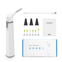 3.9mm Wireless Otoscope Ear Nose Endoscope Camera Set 720P HD WiFi Scope with 6 LEDs for Kids Adults Support Android iPhone IOS