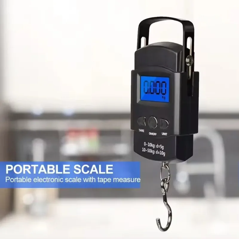 Convenient Handheld Electronic Scale, Multifunctional Mini Digital Hanging Scale, Luggage Weighing Fishing Hanging Scale
