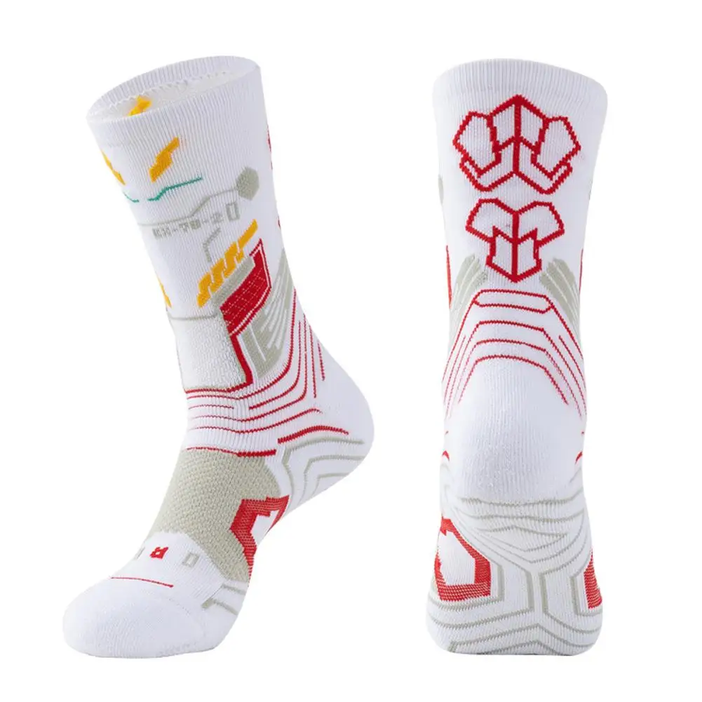 Men's Basketball Socks Sports Socks Knee High Thickened Socks Running Cycling Towel Adult Calcetines Bottom Child Basket N1q1