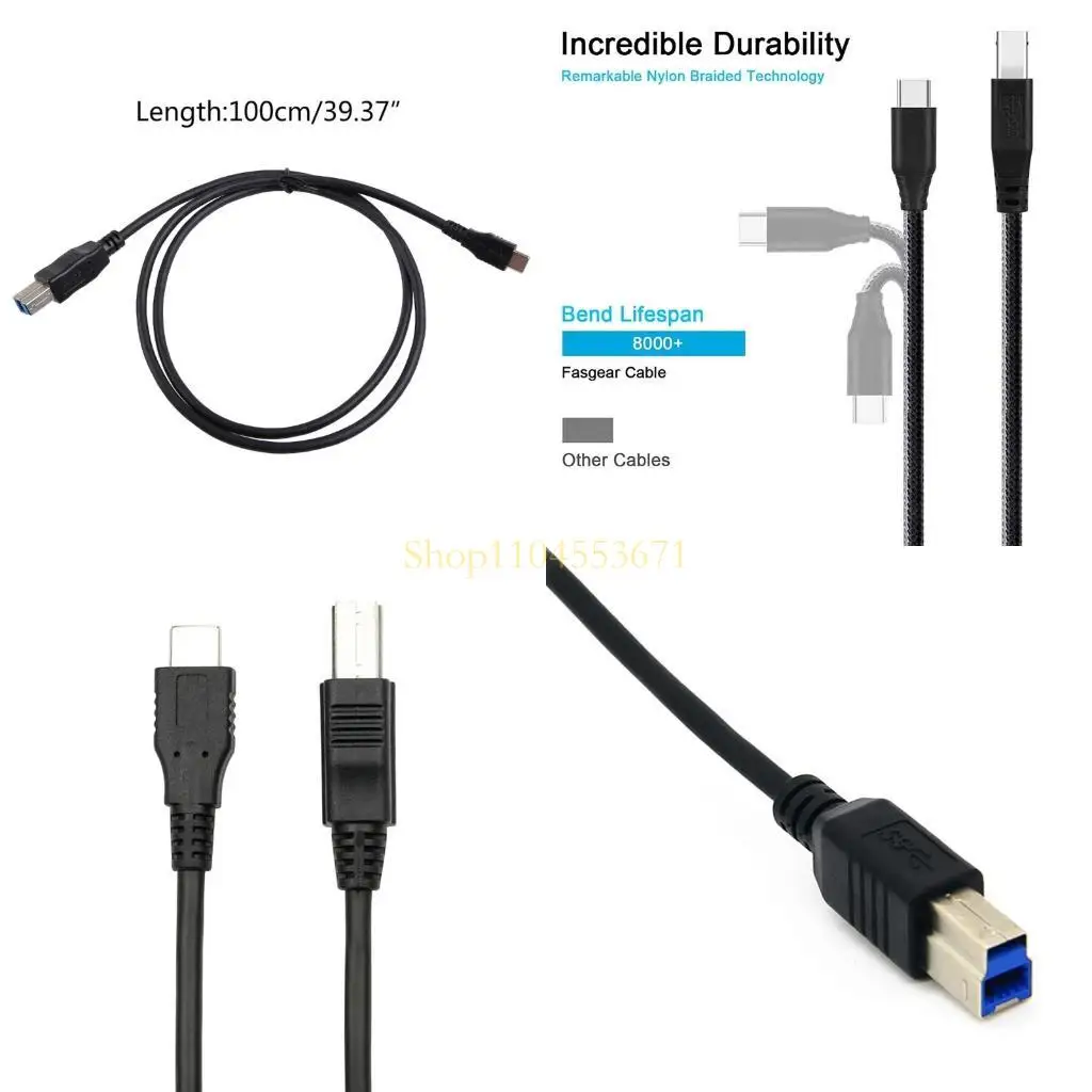 

БЕСПЛАТНЫЙ ПЕРЕКЛЮЧЕНИЕ ТИПА С С C TO USB 3,0 Кабель Принтера ПРИНТЕР 5 Гбит/с.