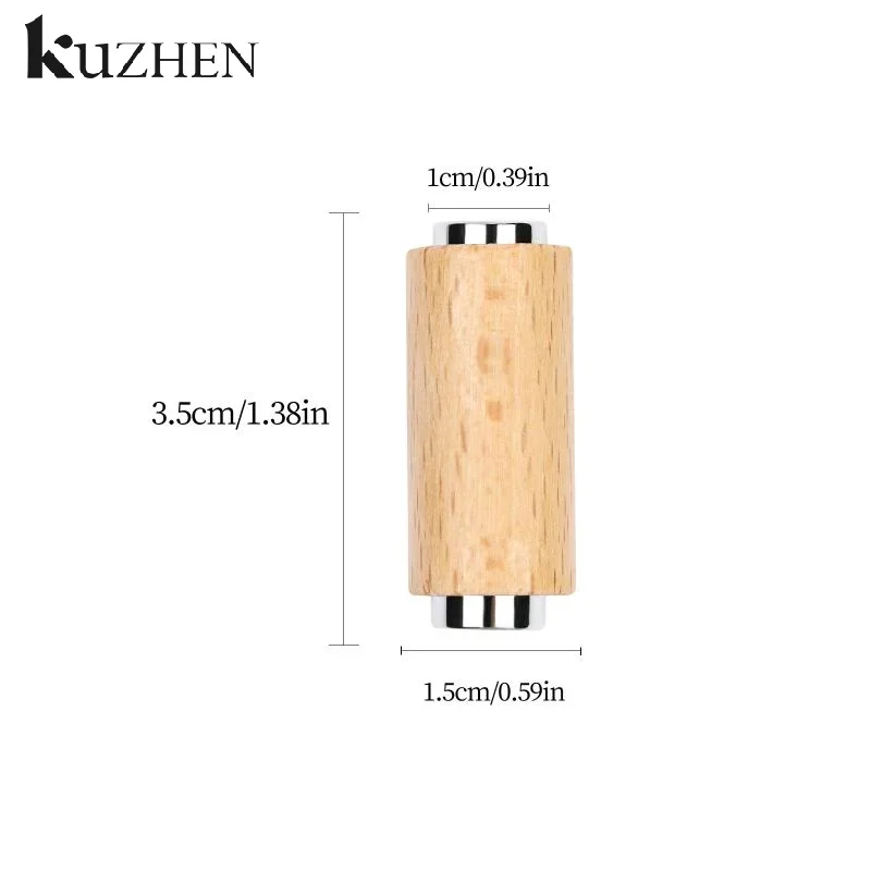 แม่เหล็กติดเล็บแมวตา แบบสองหัว ด้ามไม้ แข็งแรง สำหรับทาเจลขัดเงา ปากกาแม่เหล็กสำหรับทำเล็บ