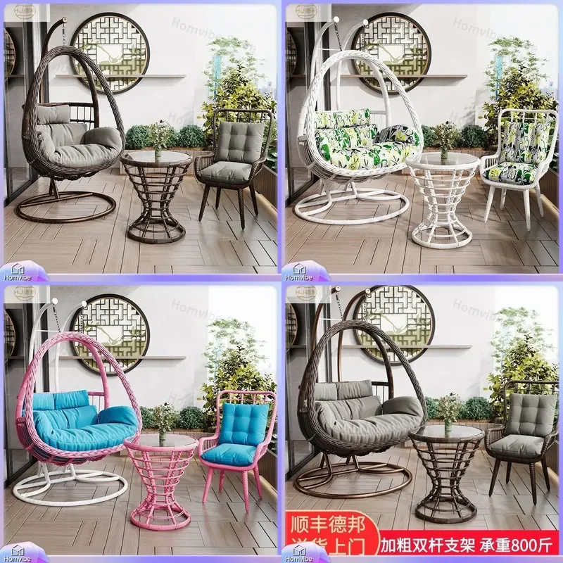 Outdoor Hanging Chair Hammock Swing Indoor Balcony Patio Garden Furniture Cradle Seat Home Decor Relaxing Pod Swing Chair