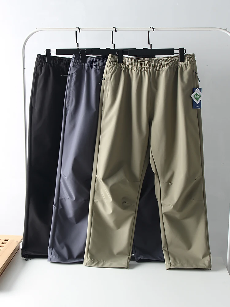 

Мужские спортивные брюки из ткани с технологической тройной защитой от футболки, мягкие повседневные брюки, осенне-зимняя рабочая одежда, брюки Sli, прямые брюки