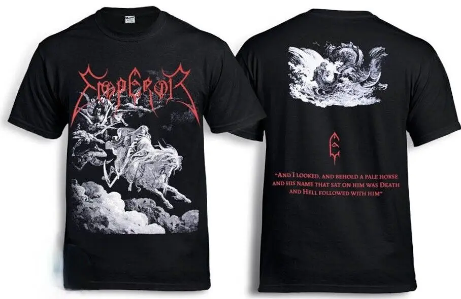 T-shirt imperatore Death Rider nera