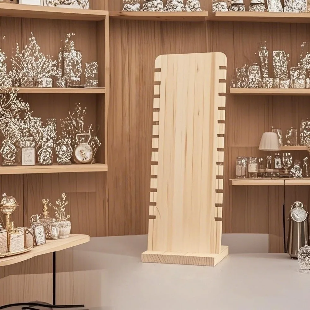 

Деревянная подставка для ювелирных изделий, ожерелья, подвесное ожерелье, браслет, деревянная стойка для ожерелья, длинный ручной браслет, украшения