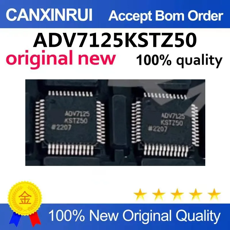 ADV7125KSTZ50 ADV7125 TQFP48 Analog to Digital Converter Hot Sale Brand New