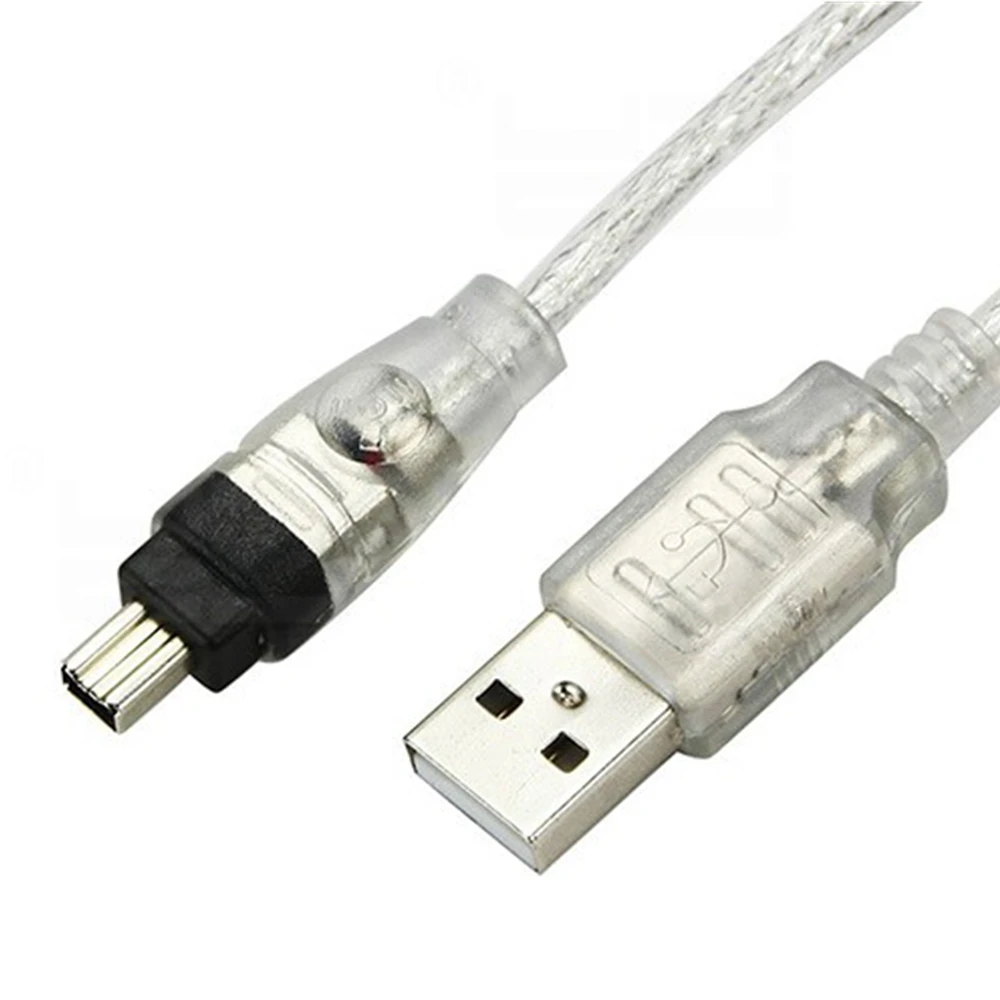 1 قطعة USB Mlicherlichen zu Firewire IEEE 1394 4 Pin Munnlichen iLink محول كابل فايرواير 1394 كابل فور سوني DCR-TRV75E DV 1,5 متر