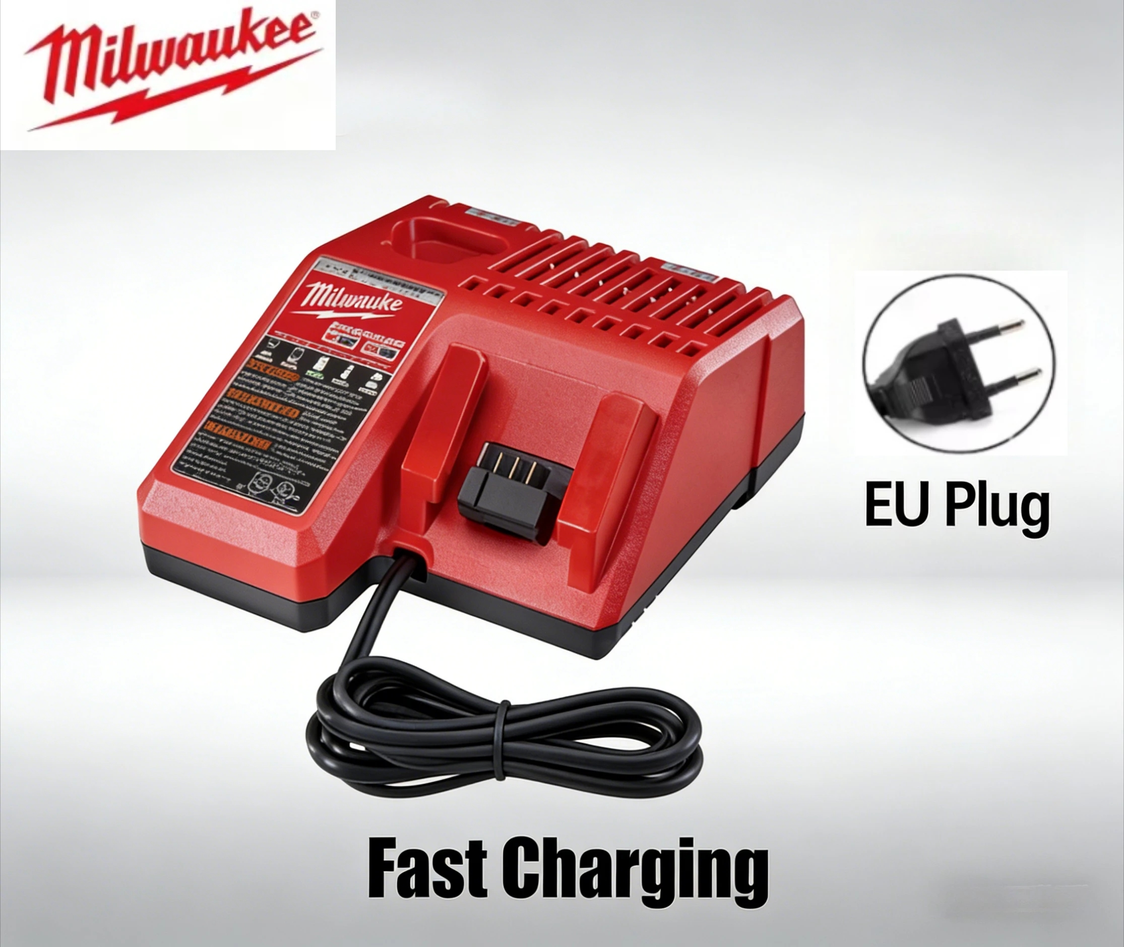Milwaukee M18 Charger 18V Li-ion Battery Fast Charger for Milwaukee M18 Series 48-59-1812 48-59-1801 Power Tool Accessories